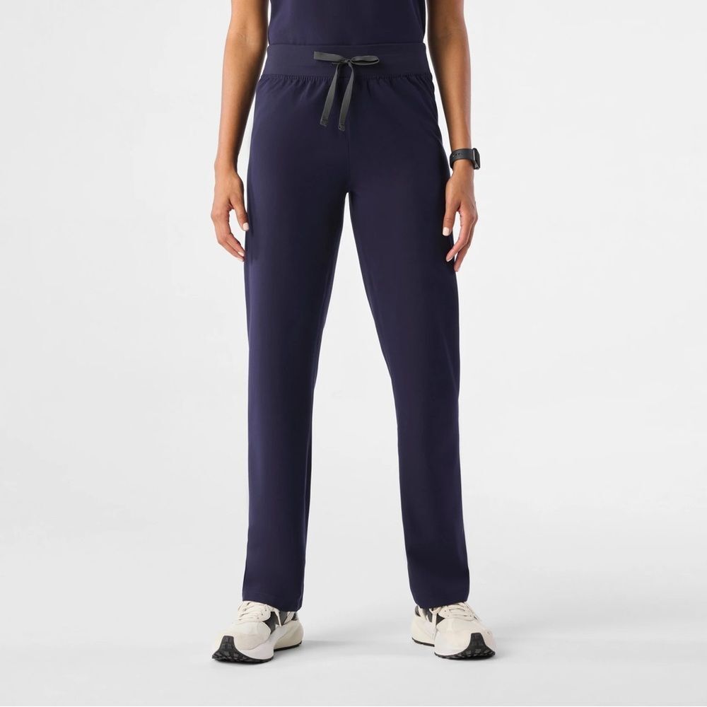 Figs Navy High Waisted Livingston Basic Scrub Pants size XL tall EUC
